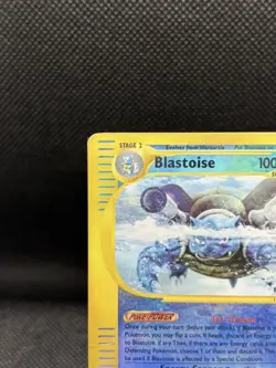Pokemon TCG -Blastoise Reverse Holo - Rare 37/165 Expedition 2002 - Image 2