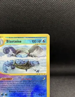 Pokemon TCG -Blastoise Reverse Holo - Rare 37/165 Expedition 2002 - Image 3