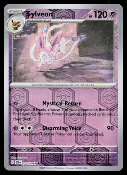 Sylveon Uncommon Reverse Holo Shrouded Fable SFA 022/064 Pokemon NM 2024 - Image 1