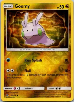 Goomy 92/131 Common Forbidden Light Pokemon Reverse Holo Near Mint - Image 1