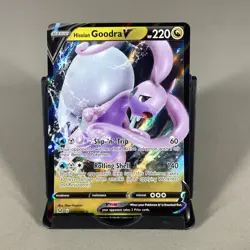 Hisuian Goodra V 135/196 Holo V Rare Lost Origin Pokemon Near Mint - Image 1