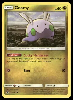 Goomy 91/131 Common Forbidden Light Pokemon Lightly Played - Image 1