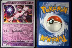 Mewtwo 59/142 Reverse Holo Uncommon Stellar Crown Pokemon NM - Image 1