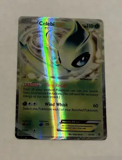Pokemon TCG Celebi EX 9/149 Boundaries Crossed Holo Ultra Rare Basic 110HP EN - Image 1
