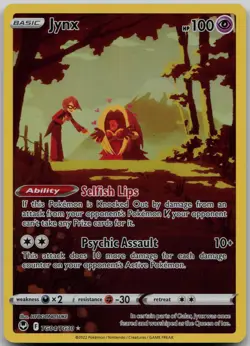 Jynx TG04/TG30 Holo Silver Tempest Trainer Gallery Pokemon NM - Image 1