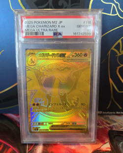 Pokemon PSA 10 Mega Charizard X ex 116/080 M2 Inferno X Full Art Holo JP - Image 1