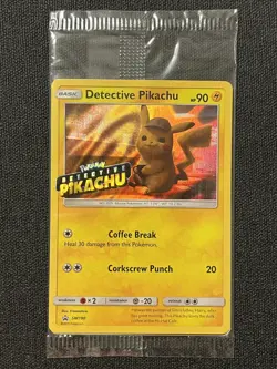 Pokemon TCG Detective Pikachu SM190 Black Star Promo Stamped - NEW - Sealed - Image 1