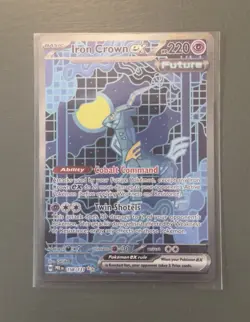 Pokemon Iron Crown ex SIR Holo Prismatic Evolutions 158/131 NM - Image 1