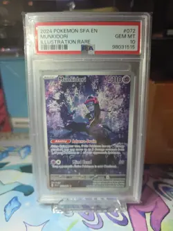 Pokemon TCG Munkidori Illustration Rare Card 072/064 Shrouded Fable PSA 10 - Image 1