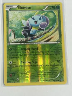 Illumise 18/160 Common Reverse Holo XY Primal Clash Pokemon - Image 1