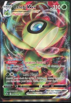 Celebi VMAX Ultra Rare SWSH06: Chilling Reign #008/198 [Near Mint] Pokemon TCG - Image 1