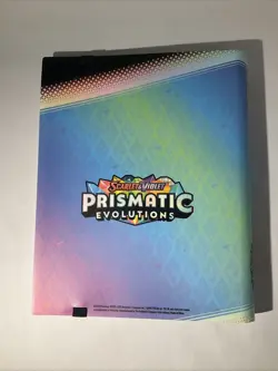 Pokemon Prismatic Evolutions Binder Collection 9 Pocket Binder - 21 Pages NEW - Image 2