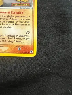 Pokemon Electabuzz Delta Species 29/101 Dragon Frontiers Stamped Reverse Holo MP - Image 2