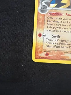 Pokemon Electabuzz Delta Species 29/101 Dragon Frontiers Stamped Reverse Holo MP - Image 3