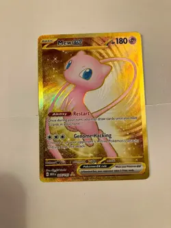 Mew ex 205/165 Sv: Scarlet & Violet 151 Gold Pokemon TCG - Image 1
