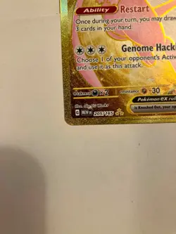 Mew ex 205/165 Sv: Scarlet & Violet 151 Gold Pokemon TCG - Image 2
