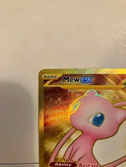 Mew ex 205/165 Sv: Scarlet & Violet 151 Gold Pokemon TCG - Image 5