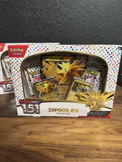 Pokemon TCG S&V Scarlet & Violet 151 Zapdos EX Collection Box - Image 1