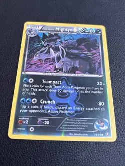 Pokemon TCG Team Aqua's Mightyena Double Crisis 18/34 Reverse Holo Common - Image 3