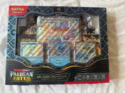 Pokemon TCG Paldean Fates Quaquaval EX Premium Collection Box Sealed - Image 1