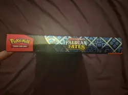 Pokemon TCG Paldean Fates Quaquaval EX Premium Collection Box Label Residue - Image 5