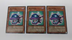 3x ( 1x 1st / 2x UNL ) TRAP EATER MONSTER PLAYSET CRMS-EN005 COMMON YUGIOH NM - Image 1