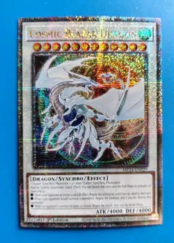 Near Mint Yugioh Cosmic Blazar Dragon Quarter Century Secret Rare MP24-EN029 - Image 1