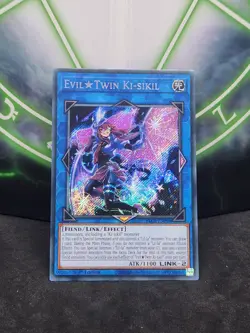 Yugioh Evil Twin Ki-Sikil BLCR-EN096 Secret Rare 1st Edition NM - Image 1