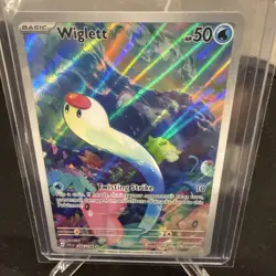 Pokemon TCG Wiglett Scarlet & Violet Base Set 206/198 Holo Illustration Rare - Image 1