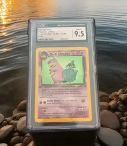 Pokemon TCG - Team Rocket Dark Slowbro 12/82 HOLO 1st Edition CGC 9.5 - SWIRL - Image 1