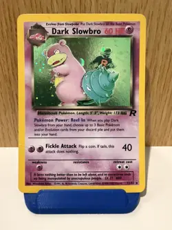 Dark Slowbro - 12/82 - *Holo Rare* - Pokemon Team Rocket - MP - Crease - Image 1