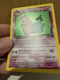 Dark Slowbro - 12/82 - *Holo Rare* - Pokemon Team Rocket - MP - Crease - Image 4