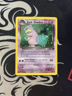 Pokemon Tcg Dark Slowbro 12/82 Team Rocket Holo Lp - Image 1