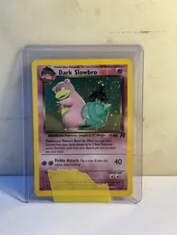 Pokemon TCG Dark Slowbro Team Rocket Set Holo Card 12/82 LP - Image 2
