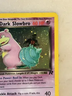 Pokemon TCG Dark Slowbro Team Rocket Set Holo Card 12/82 LP - Image 5
