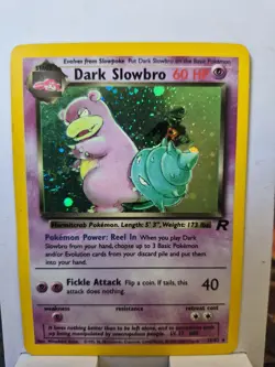 Pokemon Dark Slowbro 12/82 Team Rocket Holo Very Good Condition Check Photos - Image 1