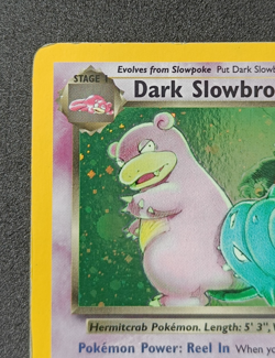 Pokemon TCG Dark Slowbro 12/82 Team Rocket Holo Rare Card - Very HP - Image 2