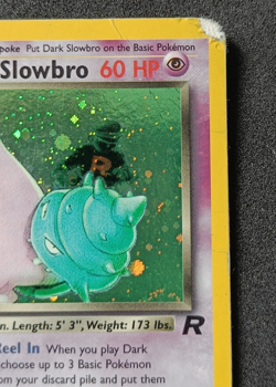 Pokemon TCG Dark Slowbro 12/82 Team Rocket Holo Rare Card - Very HP - Image 3