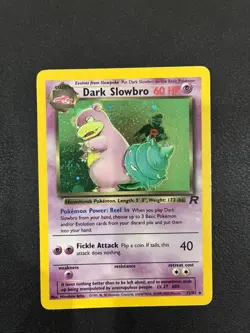 Dark Slowbro 12/82 - Team Rocket Holo Rare WOTC Pokemon Card TCG LP - Image 1