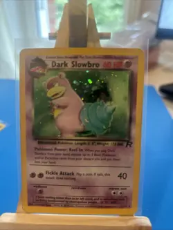 Pokemon TCG Dark Slowbro 12/82 Team Rocket Holo Vintage Card - Image 2