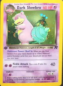 Dark Slowbro 12/82 - 1st Edition - Holo - Team Rocket - Pokemon Card - LP - Image 1