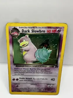 Pokemon TCG Dark Slowbro Team Rocket 12/82 Unlimited Holo Rare - Image 1