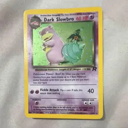 Pokemon Dark Slowbro Holo Rare Team Rocket 12/82 2000 Wizards of the Coast - Image 3