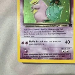 Pokemon Dark Slowbro Holo Rare Team Rocket 12/82 2000 Wizards of the Coast - Image 5