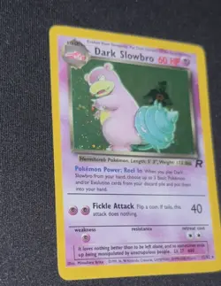 Pokemon Dark Slowbro 12/82 Team Rocket Holo Rare Unlimited Edition Stage 1 60 HP - Image 2