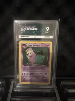 Pokemon TCG Dark Slowbro 12/82 Team Rocket 2000 Holo Rare WOTC Vintage Ace 9 - Image 1