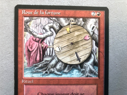 Mtg Carte Magic Fbb Foreign Black border Wheel of Fortune French LP/MP - Image 2