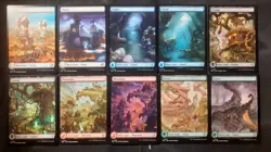 10x Magic MTG Full Art Land SET LORWYN ECLIPSED /LOTS/ COLLECTOR /COMMANDER - Image 1