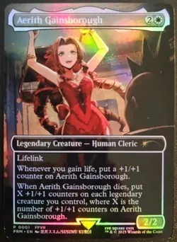 Aerith Gainsborough Final Fantasy Pro Tour Promos Foil Playtest Card - Image 1