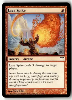 Lava Spike 178 Common Champions of Kamigawa Magic: The Gathering Near Mint - Image 1